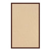 Benzara 2.83 x 1.83 Machine Tufted Wool Rug with Action Backing, Brown