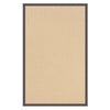 Benzara 8 x 2.5 Machine Tufted Wool Rug with Action Backing, Brown and Gray