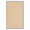 Benzara 2.83 x 1.83 Machine Tufted Wool Rug with Action Backing, Brown and Ice Blue