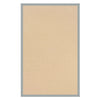Benzara 6 x 4 Machine Tufted Wool Rug with Action Backing, Brown and Ice Blue