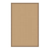 Benzara 12 x 2.5 Machine Tufted Wool Rug with Action Backing, Beige