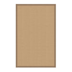 Benzara 12 x 2.5 Machine Tufted Wool Rug with Action Backing, Beige
