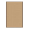 Benzara 8 x 2.5 Machine Tufted Wool Rug with Action Backing, Beige