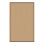 Benzara 8 x 2.5 Machine Tufted Wool Rug with Action Backing, Beige