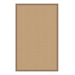 Benzara 6 x 4 Machine Tufted Wool Rug with Action Backing, Beige