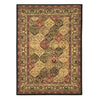 Benzara 3 X 2 Feet Heriz Power Loom Polypropylene Rug, Multicolor