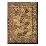 Benzara 3 X 2 Feet Heriz Power Loom Polypropylene Rug, Multicolor