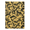 Benzara 3 X 2 Feet Power Loom Polypropylene Rug with Filigree Detail, Cream and Green
