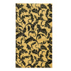 Benzara 7.25 X 5 Feet Power Loom Polypropylene Rug with Filigree Detail,Cream and Green