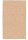 Benzara 8 X 5 Feet Hand Tufted Wool Rug with Jute Backing, Natural Brown