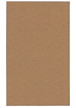 Benzara 8 X 2 Feet Hand Tufted Wool Rug with Jute Backing, Cork Brown