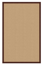 Benzara 6 x 4 Feet Hand Finish Wool Rug with Action Backing, Beige and Brown