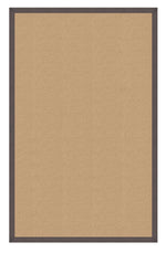 Benzara 6 x 4 Feet Hand Finish Wool Rug with Action Backing, Beige and Gray