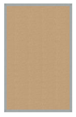 Benzara 8 x 5 Feet Hand Finish Wool Rug with Action Backing, Beige and Blue