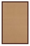 Benzara 2.83 x 1.83 Feet Hand Finish Wool Rug with Action Backing, Brown