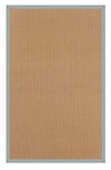 Benzara 8 x 2.5 Feet Hand Finish Wool Rug with Latex Bottom Layer, Brown and Blue