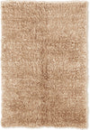 Benzara 14 X 10 Feet Shag Style Latex Free Hand Woven Wool Rug, Beige