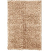 Benzara 10 X 7 Feet Shag Style Latex Free Hand Woven Wool Rug, Beige