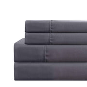 Lanester 3 Piece Polyester Twin XL Size Sheet Set The Urban Port, Dark Gray