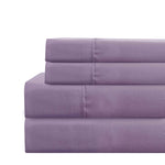 Lanester 4 Piece Full Size Microfiber Deep Pocket Sheet Set The Urban Port, Purple