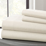 Nice 4 Piece King Size Cotton Sheet Set The Urban Port, White