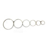 Benzara Metal Wall Decor in Multiple Sizes and Tapered Bubble Shape, Silver