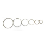 Benzara Metal Wall Decor in Multiple Sizes and Tapered Bubble Shape, Silver