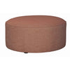 Benzara Contemporary Wooden Oversized Ottoman with Diamond Pattern On Top,