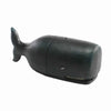 Benzara BM209722 Whale Design Hand Painted Metal Bookend, Pair of 2,Black