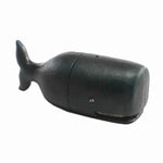 Benzara BM209722 Whale Design Hand Painted Metal Bookend, Pair of 2,Black
