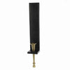 Benzara BM209749 Industrial Style Metal Frame Taper Candle Sconce, Black and Gold