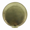Benzara BM209861 Round Metal Frame Tealight Wall Sconce, Large, Brass