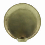 Benzara BM209861 Round Metal Frame Tealight Wall Sconce, Large, Brass