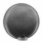 Benzara BM209862 Round Metal Frame Tealight Wall Sconce, Large, Antique Silver