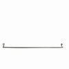Benzara BM209865 32 Inch Tubular Metal Wall Mounting Bar Hanger, Silver