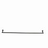 Benzara BM209866 32 Inch Tubular Metal Wall Mounting Bar Hanger, Black