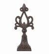 Benzara Metal Finial Table Decor with Stable Base, Brown