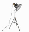 Benzara Industrial Flash Type Table Lamp with COne Shade, Medium, Black