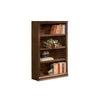 Benzara Traditional Style Wooden Bookcase with 4 Tier Shelf Setup, Brown