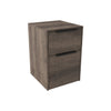 Benzara Two Tone Wooden File Cabinet with 2 File Drawers, Brown