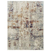 Benzara 7 X 5 Feet  Polyester Rug with Abstract Pattern, Beige and Brown