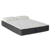 Benzara BM215648 Full Size Gel Infused Memory Foam Mattress, White and Gray