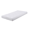 Benzara BM215978 Contemporary Style Twin Size Fabric and Memory Foam Mattress, White