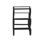Benzara BM216462 Industrial Style 6 Bottle Metal Wine Rack, Black