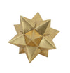 Benzara BM216589 Geometric Metal Table Decor with 3 Dimensional Star Shape, Gold