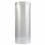 Benzara BM217848  Cylindrical Shape Open Glass Hurricane, Medium, Clear