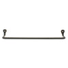 Benzara BM218308 Metal Wall Bar with Holes, Black