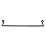 Benzara BM218308 Metal Wall Bar with Holes, Black
