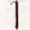 Benzara BM218332 Rustic Style Metal Wall Hook, Black