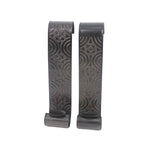 Benzara BM218358 Metal Sconce Candle Holder with Embossed intricate Carvings, Bronze